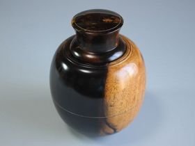 黒柿銀線象嵌茶壺